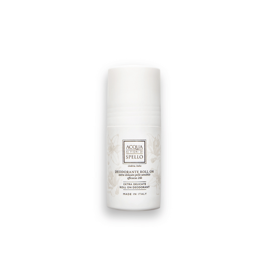 DEODORANTE CORPO EXTRA DELICATO
Deodorante Roll On Extra Delicato 50ml
Neutralizza gli odori in modo naturale mantenendo l’equilibrio fisiologico della pelle e favorendo la normale traspirazione. Senza alcol e allergeni.