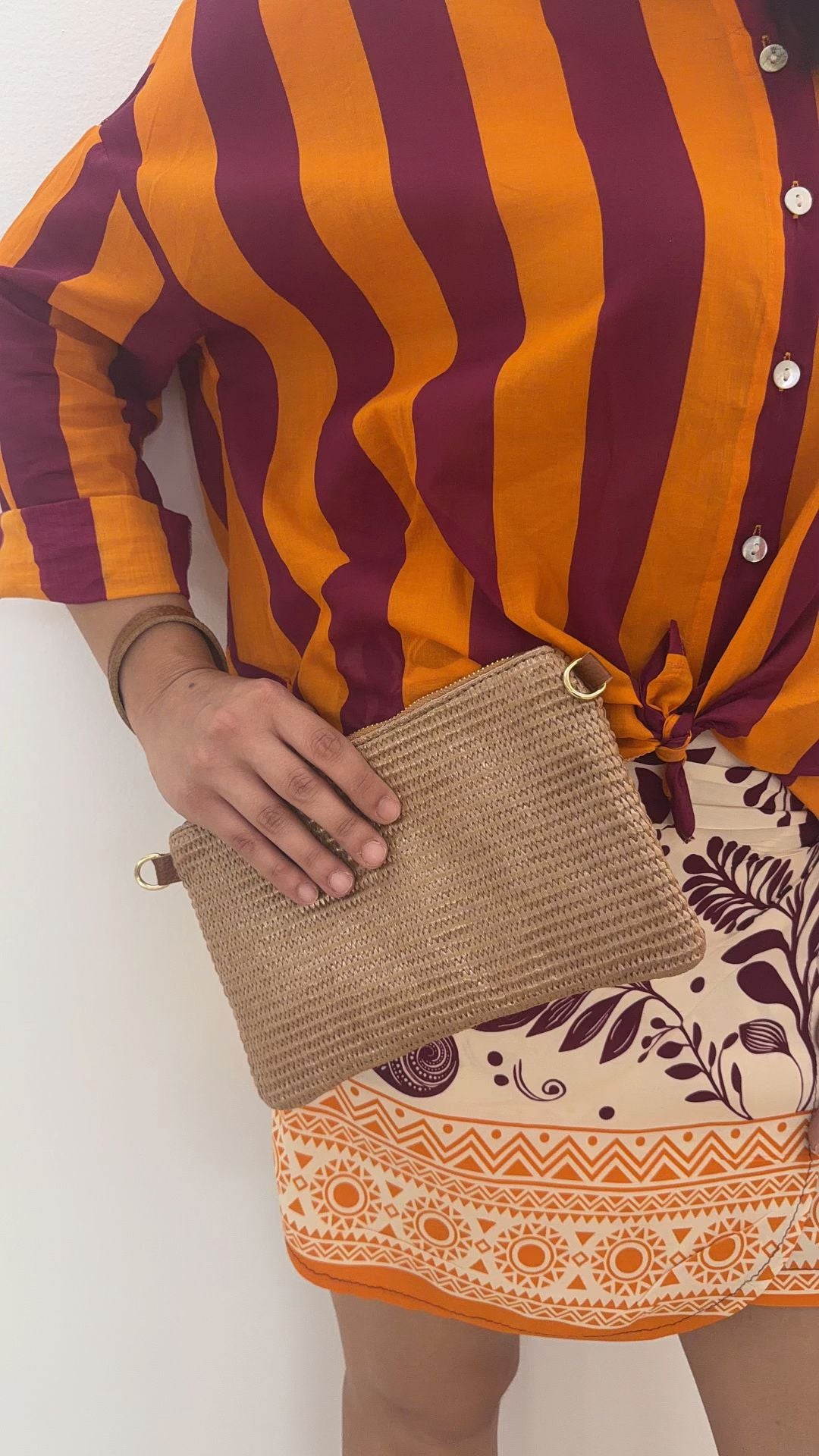 Pochette vera pelle