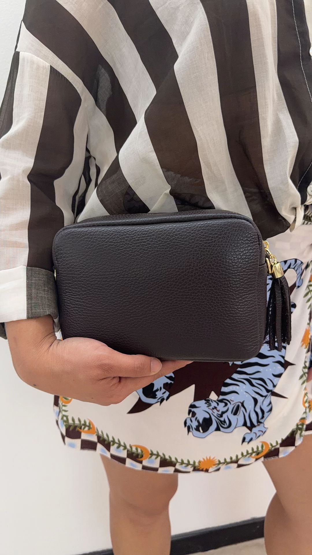 Bag in vera pelle