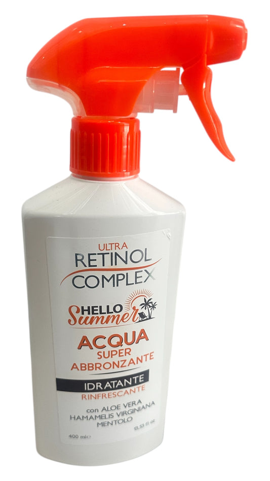 Acqua super abbronzante RETINOL COMPLEX ULTRA con aloe vera