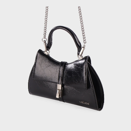 Borsa a mano CHERIE- BLACK LOVE SILVER