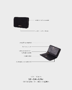 Portafoglio LE NUITE WALLET - STREET BLACK