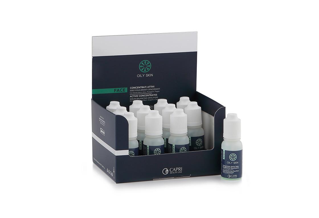 FIALOIDI CONCENTRATI ATTIVI PELLI GRASSE - 12 fial. da ml 10