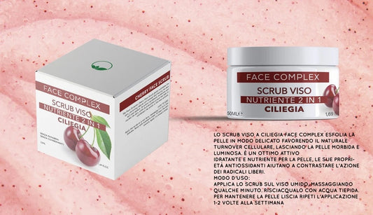 Scrub viso 2in1 nutriente Ciliegia