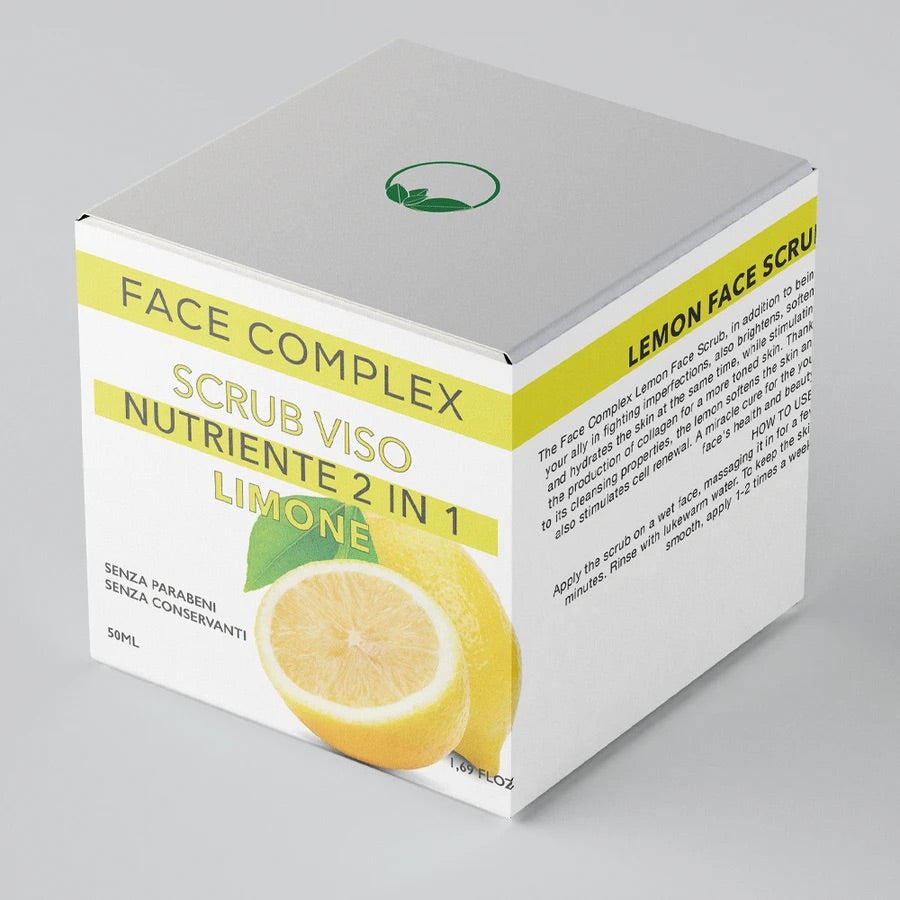 Scrub viso 2in1 nutriente Limone