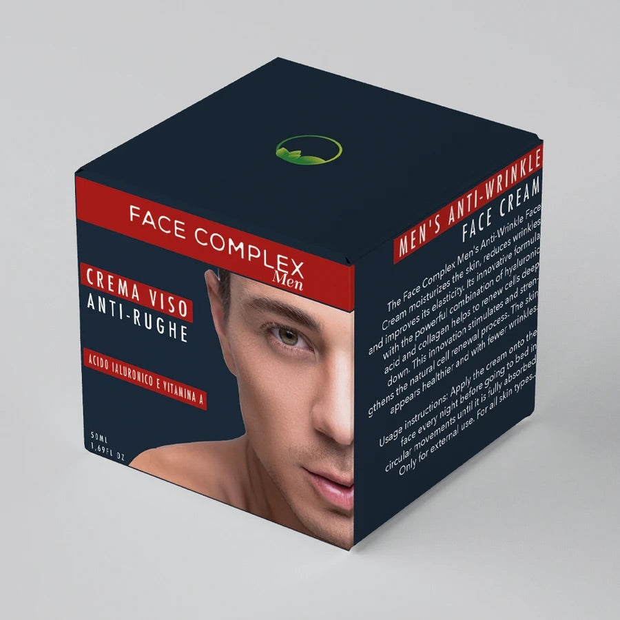 Crema viso antirughe uomo 50ml