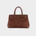 BORSA A MANO MINA - CHOCOLATE