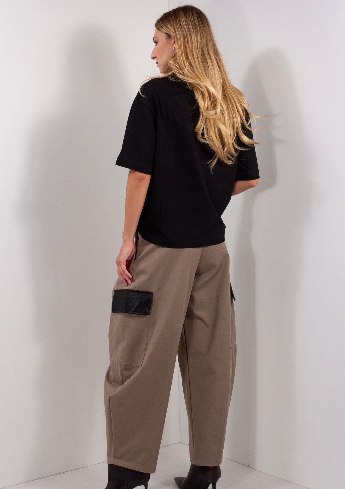 PANTALONE PINCES ECOPELLE