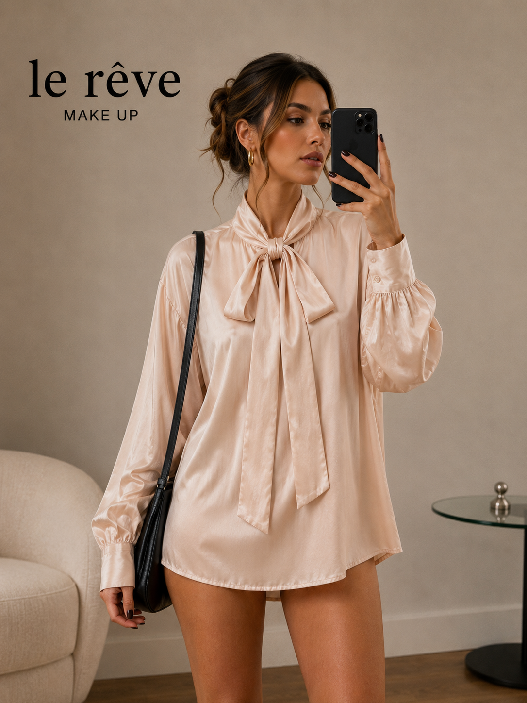 Camicia Lumina Fiocco Collo