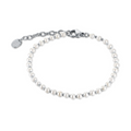 BRACCIALE IN MADREPERLA ED ACCIAIO