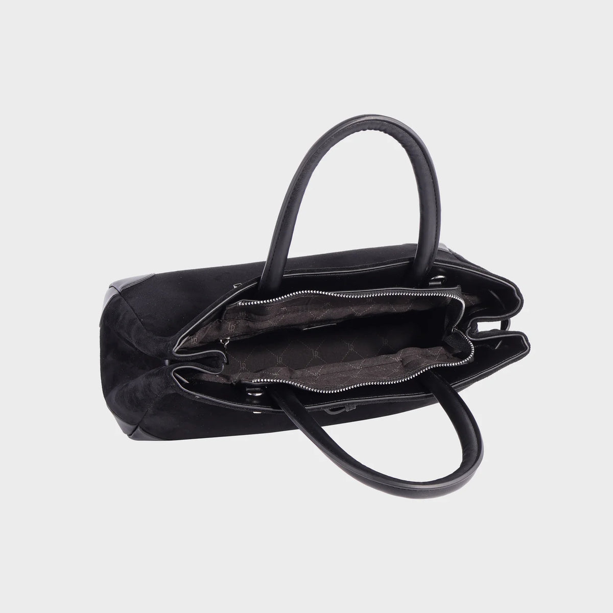 BORSA A MANO MINA BLACK SILVER