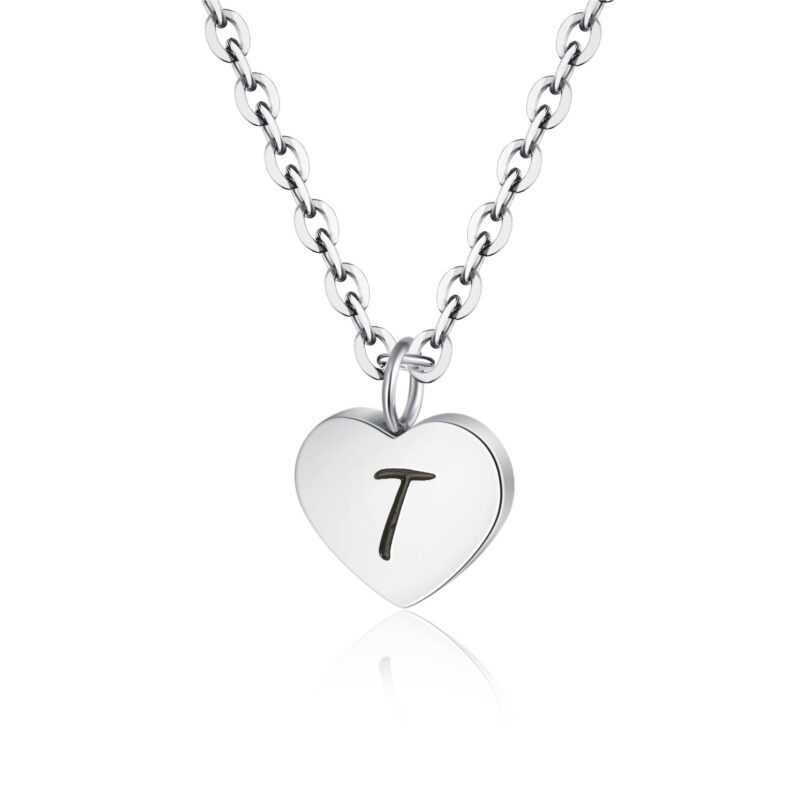 COLLANA CUORE LETTERA