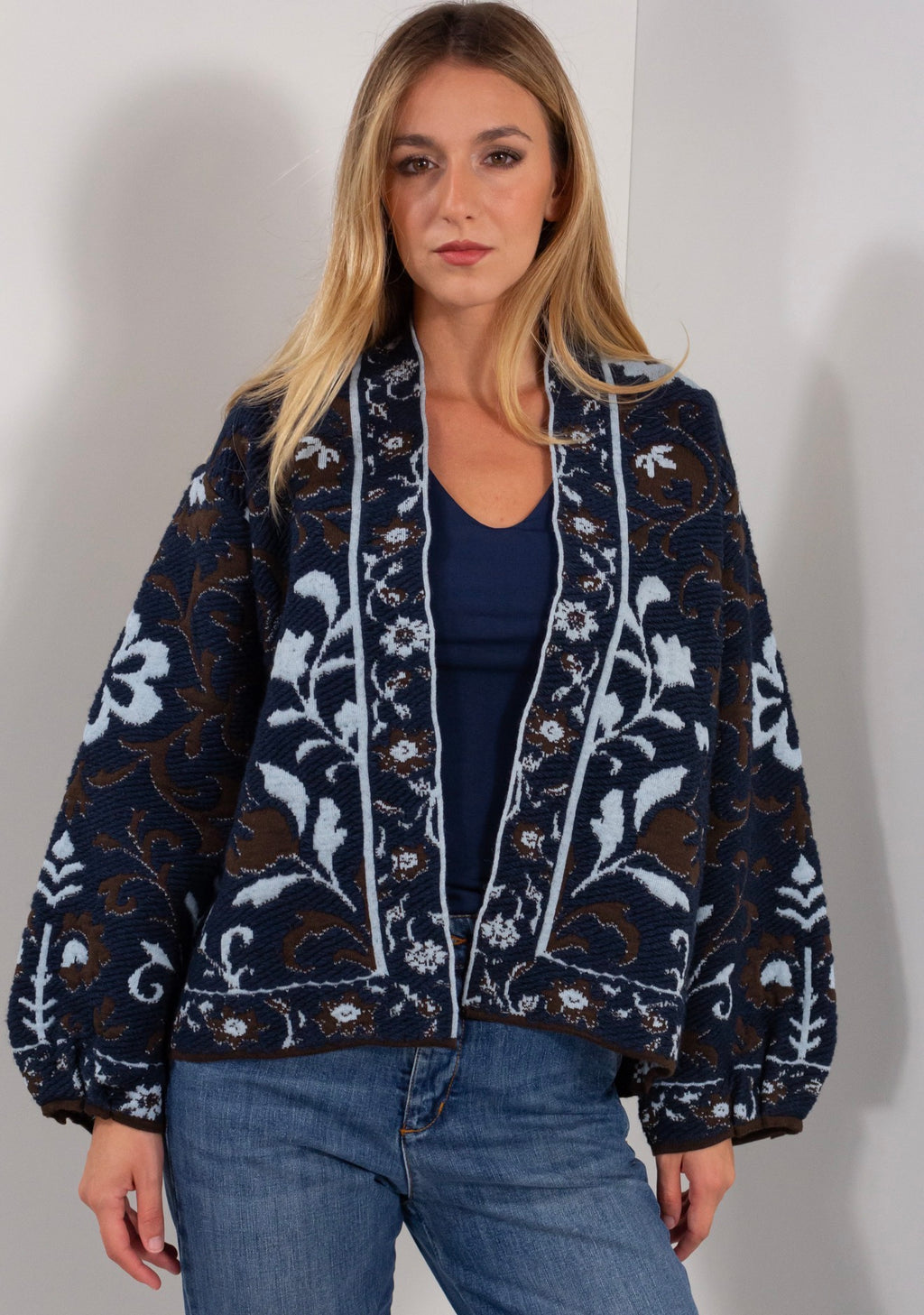 GIACCA KIMONO JAQUARD