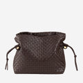 Ischia
Borsa a tracolla in pelle intrecciata con coulisse
