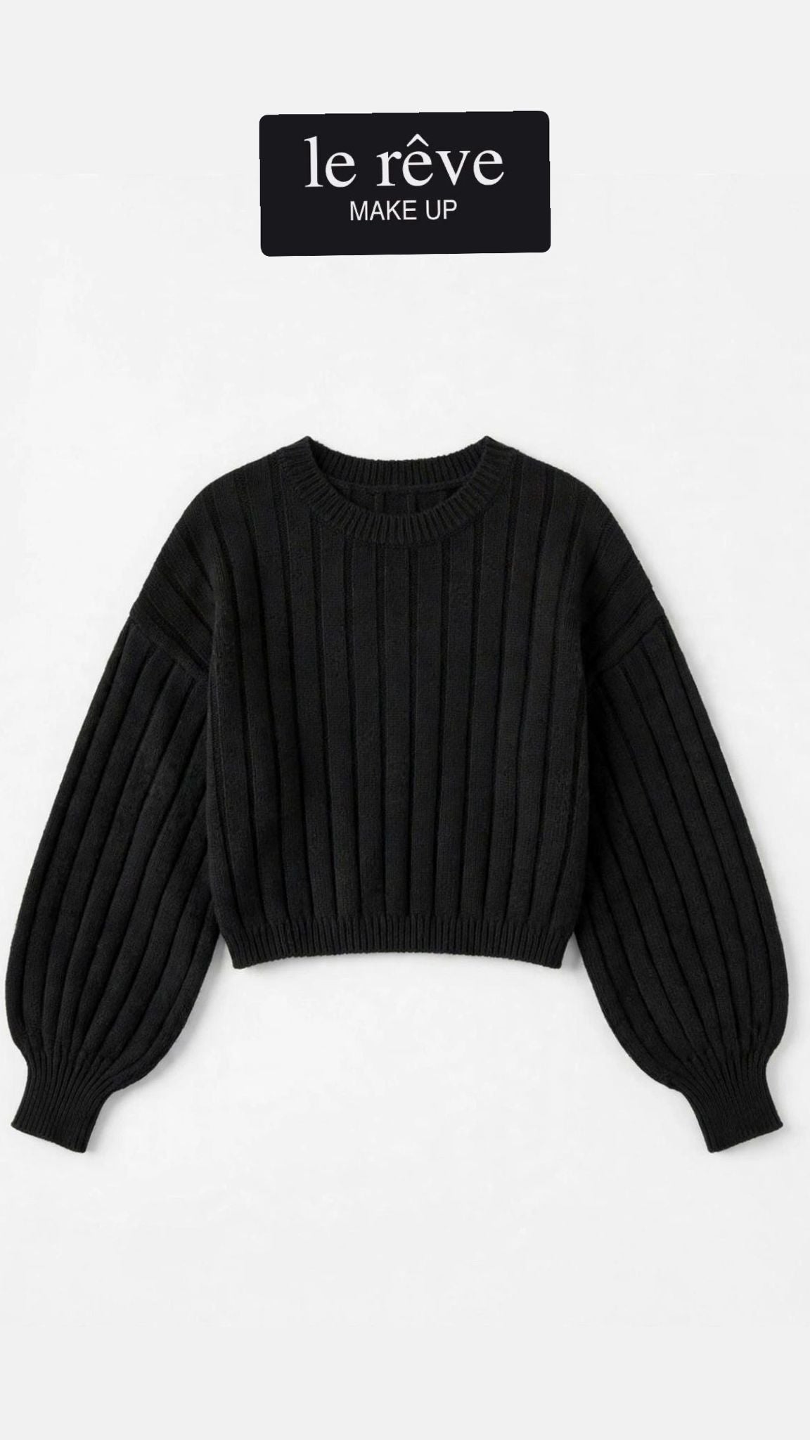 MAGLIA CROP PARICOLLO A COSTE