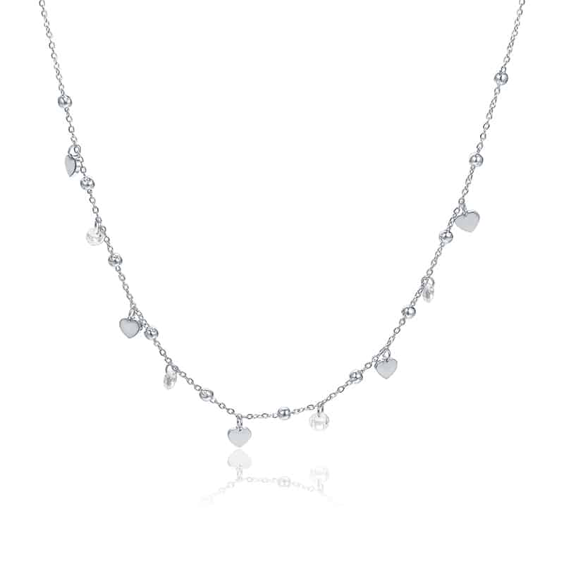 COLLANA CUORI E CRISTALLI