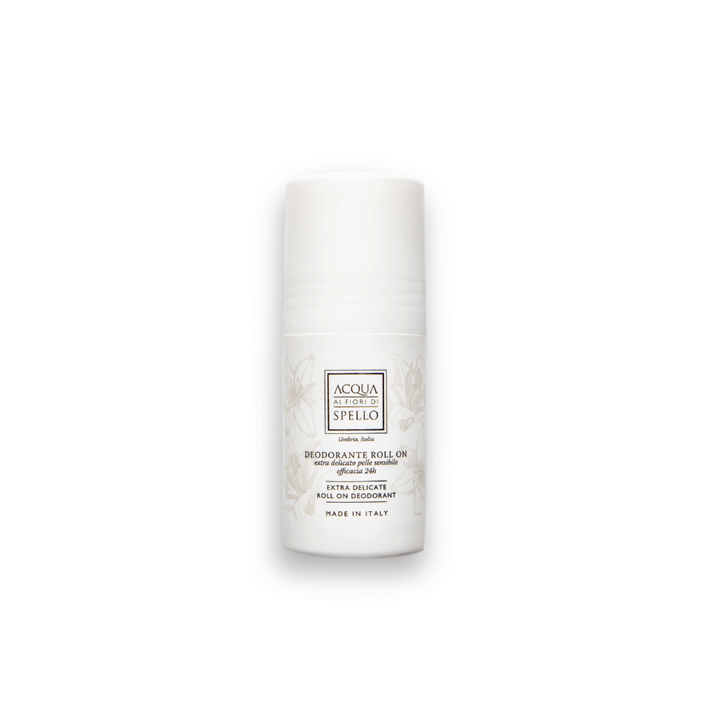 DEODORANTE CORPO EXTRA DELICATO
Deodorante Roll On Extra Delicato 50ml
Neutralizza gli odori in modo naturale mantenendo l’equilibrio fisiologico della pelle e favorendo la normale traspirazione. Senza alcol e allergeni.