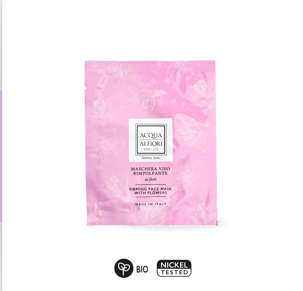 Maschera Viso Rimpolpante Ai Fiori,15ml                                                    Con acido ialuronico