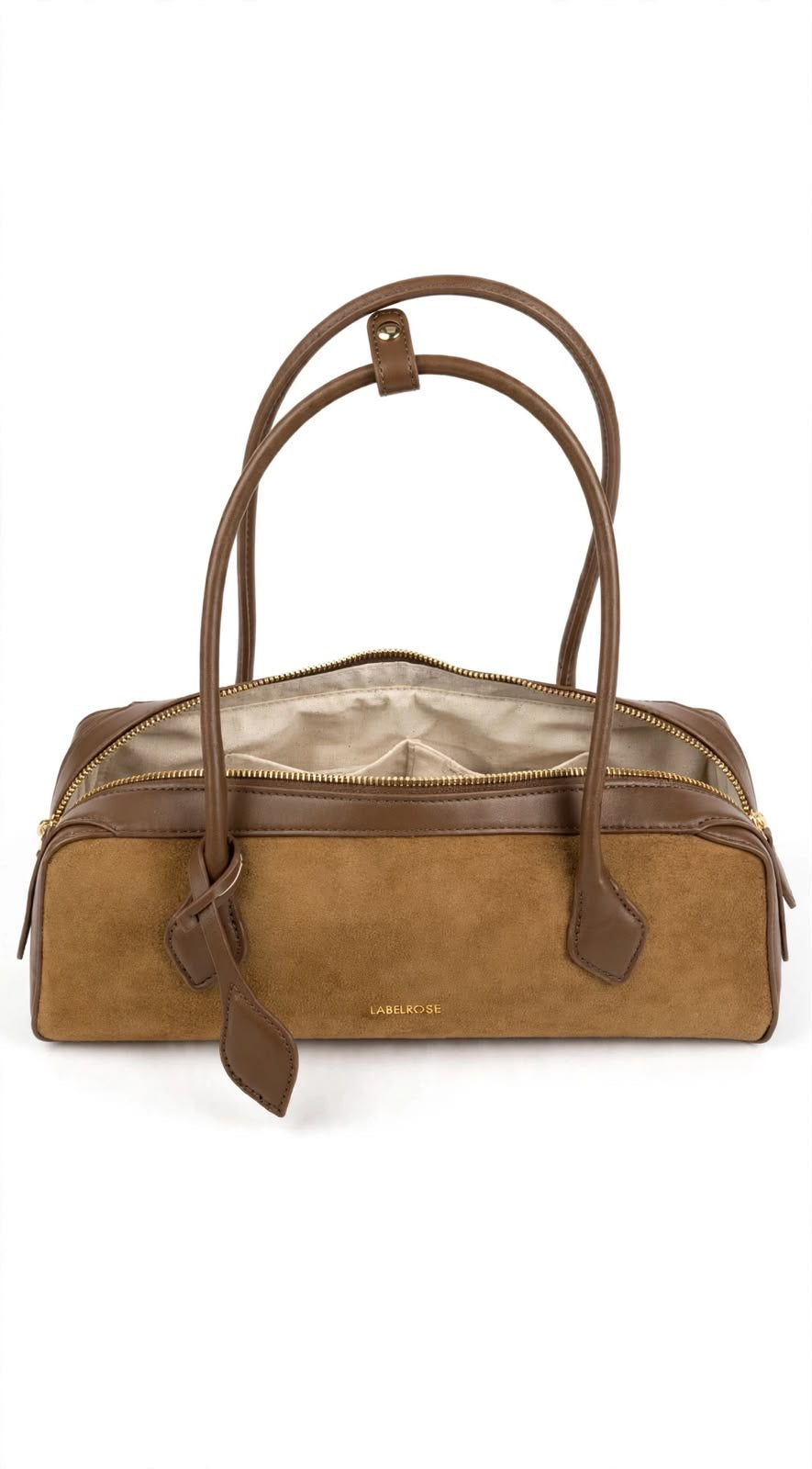 BORSA A SPALLA LE NUITE - ALMOND TAUPE