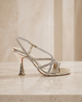 Sandali Con Tacco Gioiello E Strass
