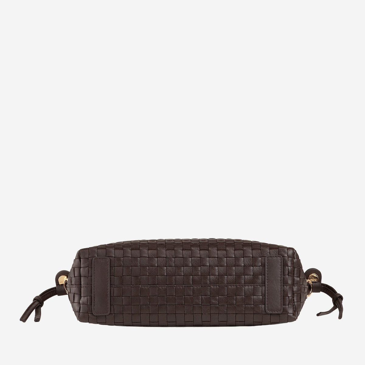 Ischia
Borsa a tracolla in pelle intrecciata con coulisse