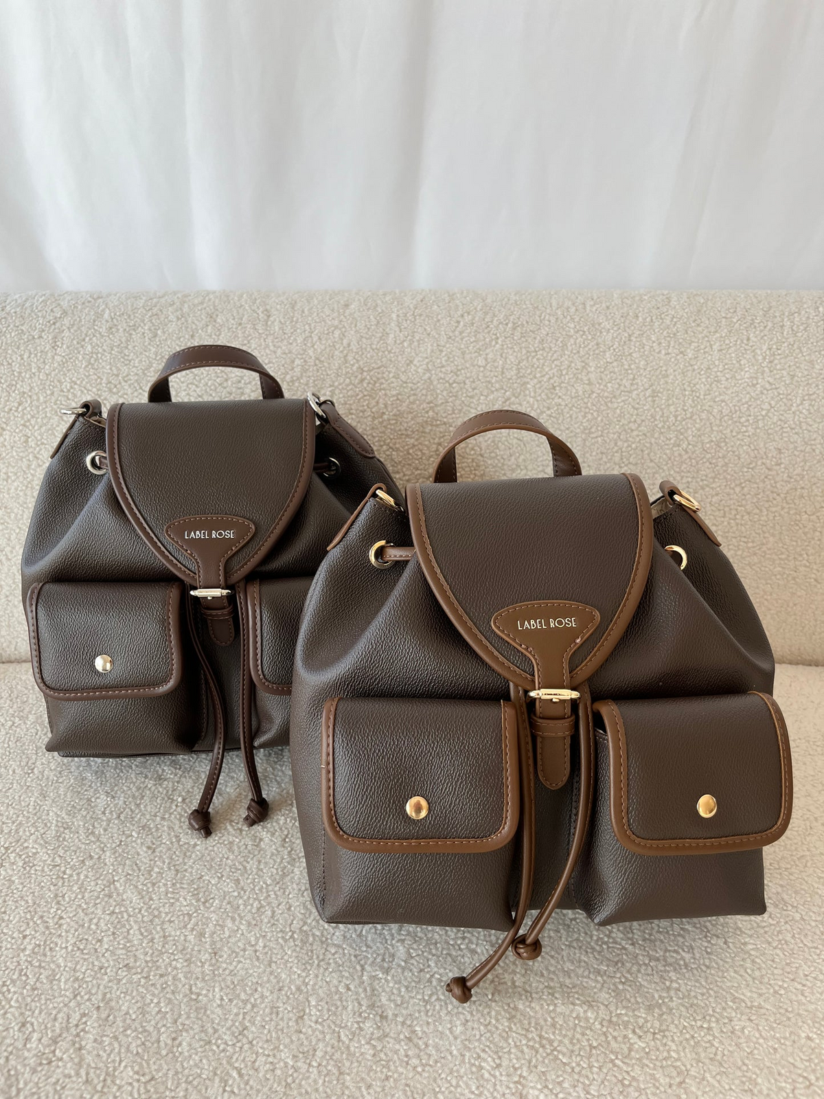 ZAINO BAGPACK - DARK BROWN
