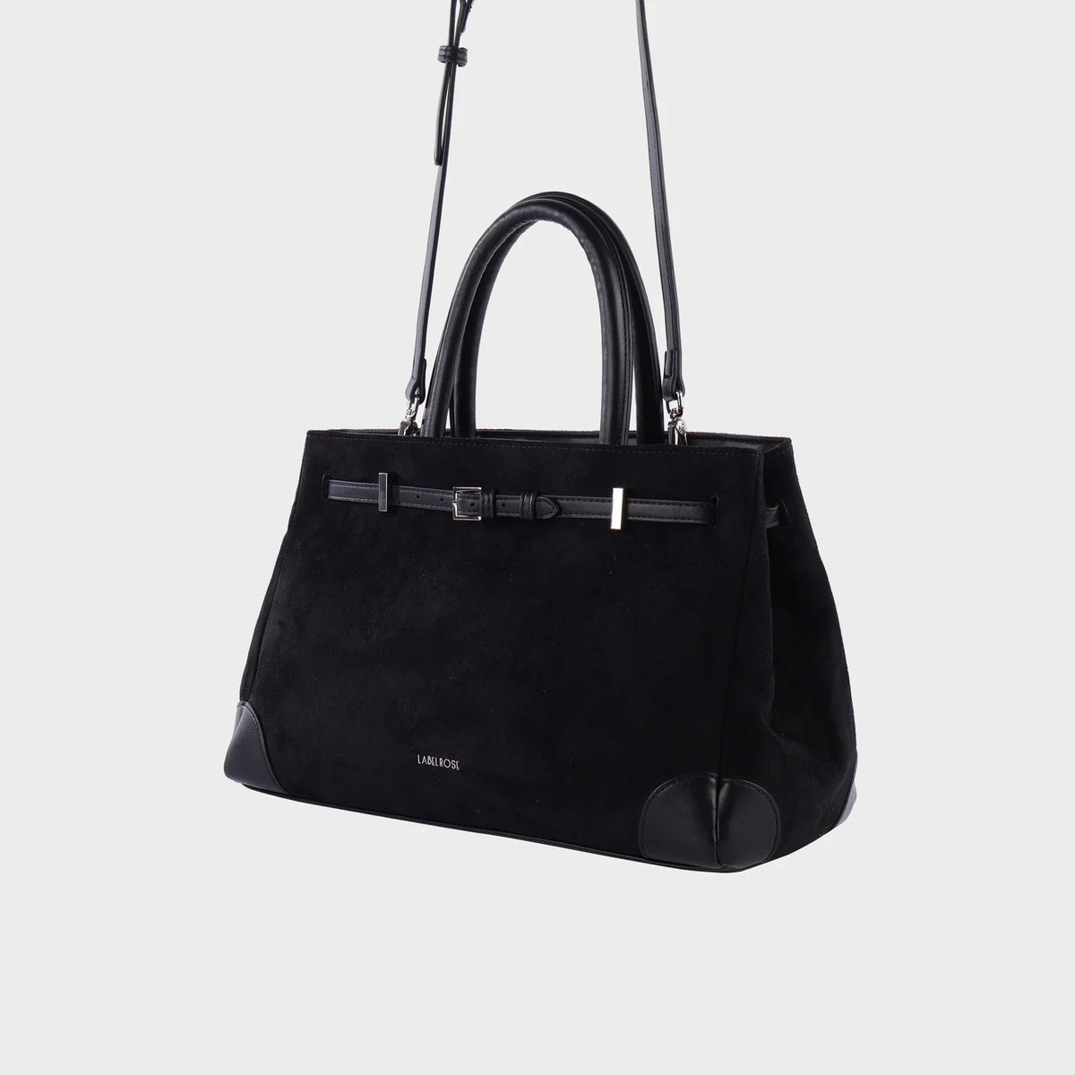 BORSA A MANO MINA BLACK SILVER