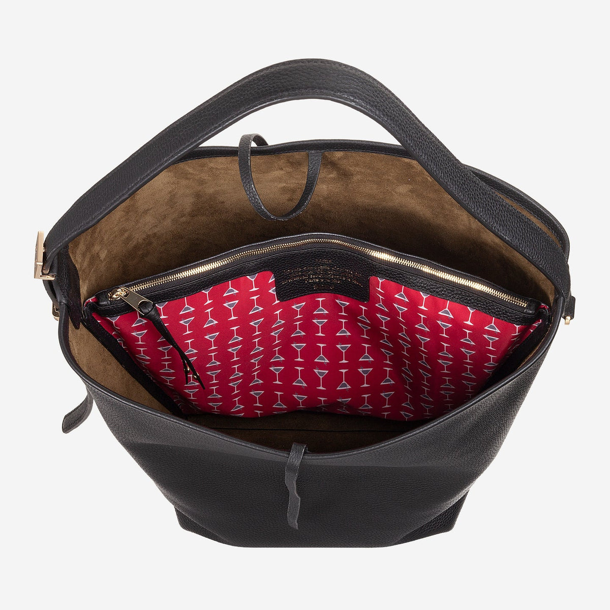 BRERA Borsa a spalla donna grande maxi in pelle