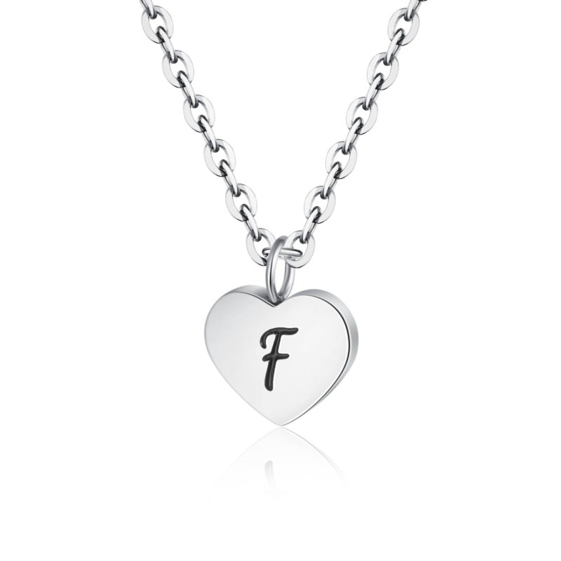 COLLANA CUORE LETTERA