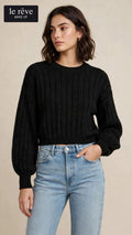 MAGLIA CROP PARICOLLO A COSTE