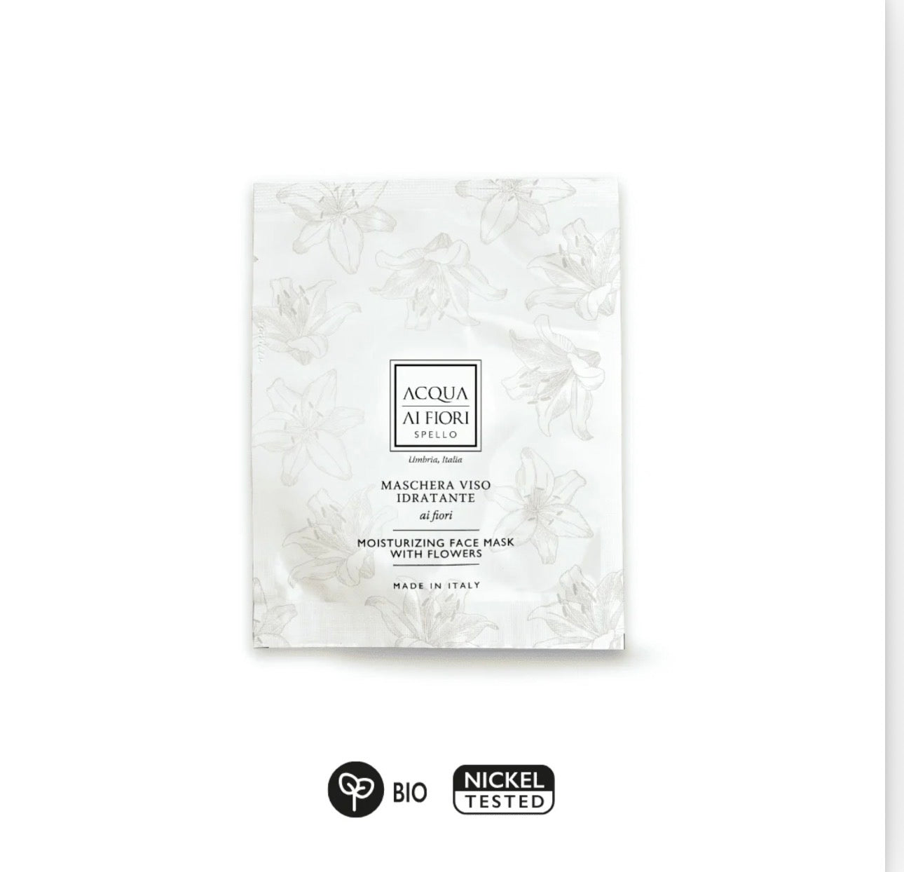 Maschera Viso Idratante Ai Fiori, 15 ml
Idratante, delicata