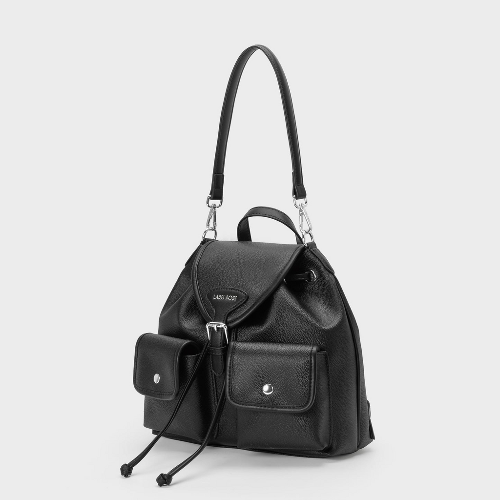 ZAINO BAGPACK - BLACK SILVER