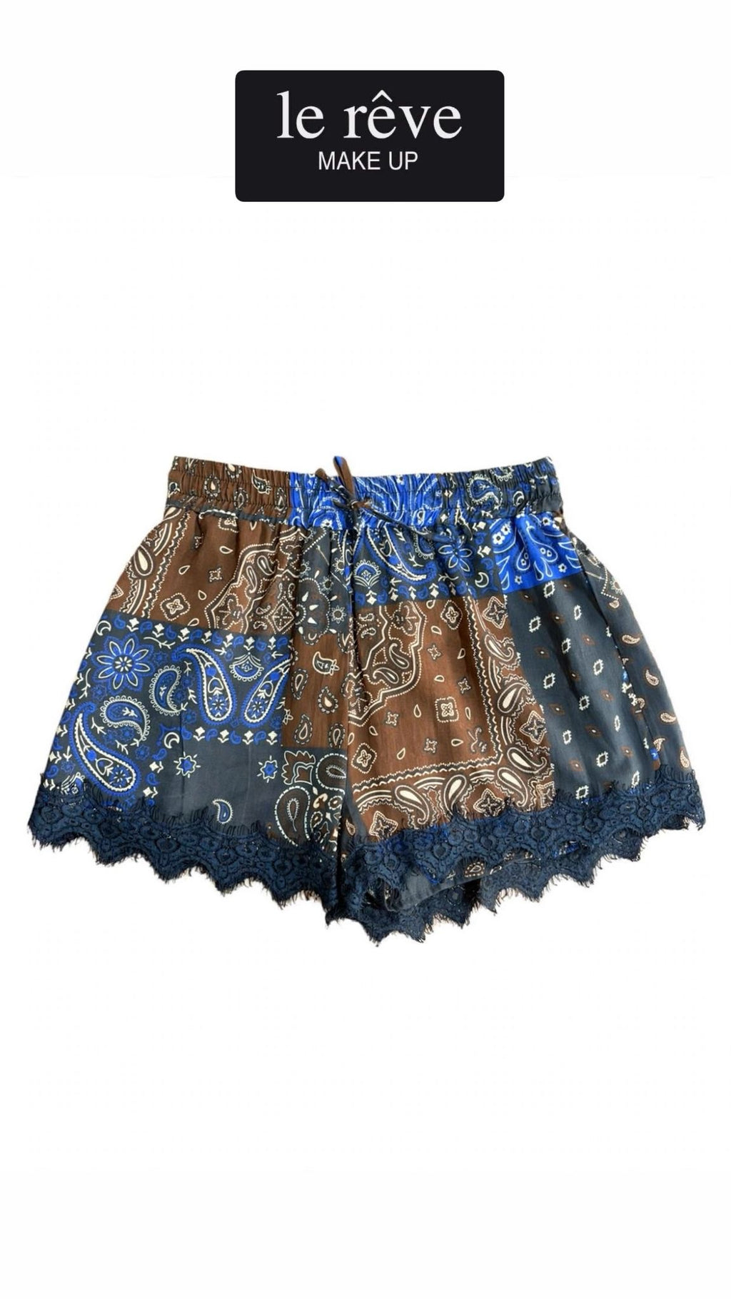 SHORT FANTASIA CON PIZZO LUMINA