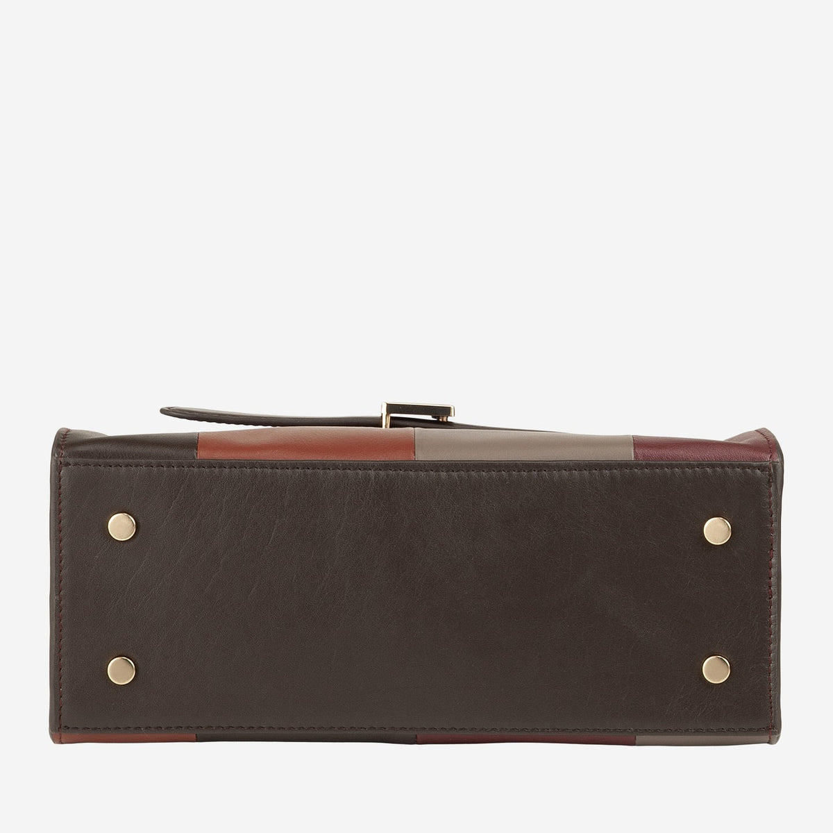 DUOMO MINI Borsa donna piccola in pelle doppi manici