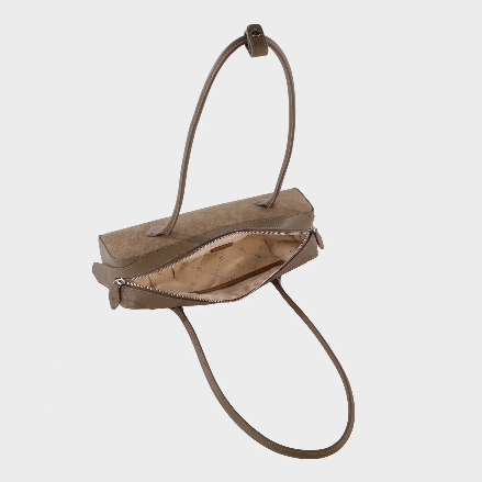 Borsa a spalla LE NUITE - COCKER LIGHT BROWN