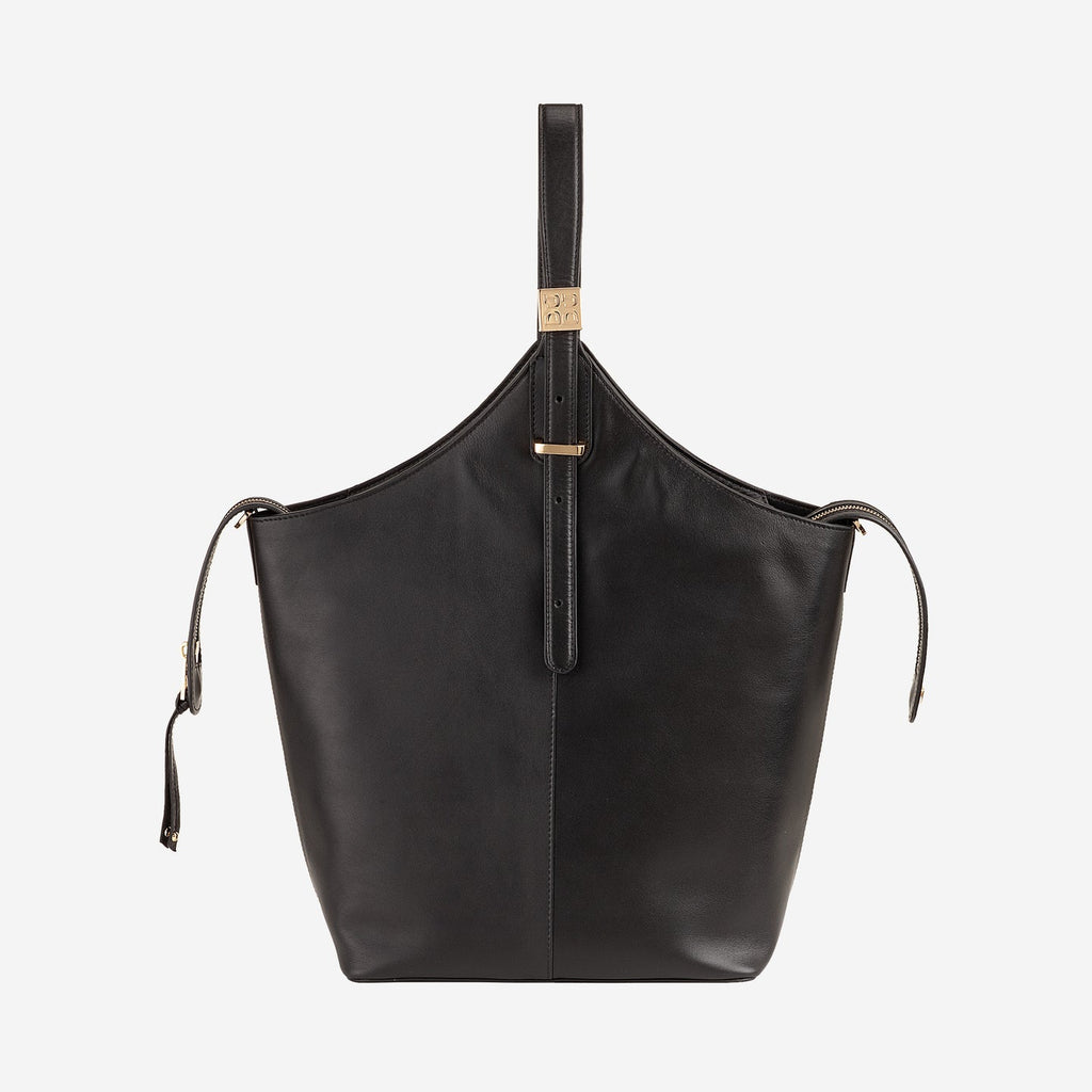 TORTONA Borsa donna a tracolla in pelle trapezio