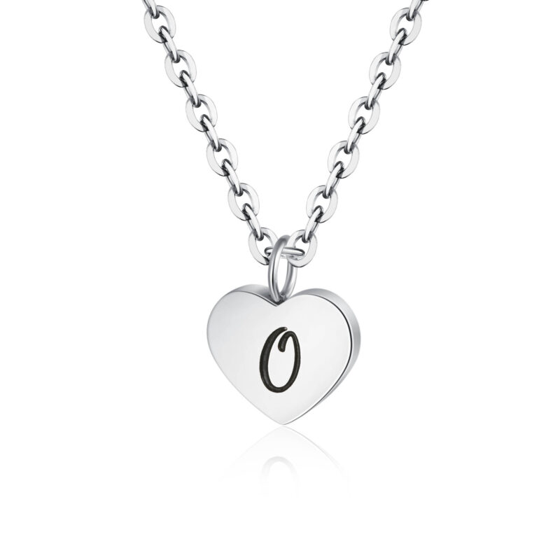 COLLANA CUORE LETTERA
