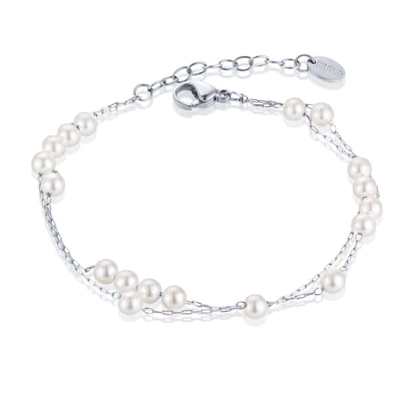 BRACCIALE IN MADREPERLA SFERE SFALSATE