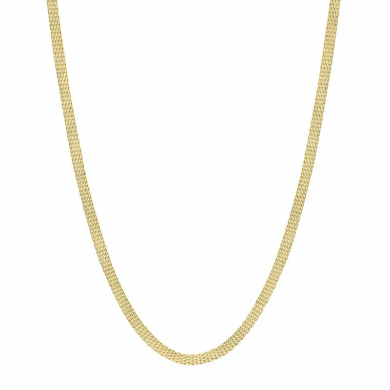COLLANA CATENA MESH PVD ORO