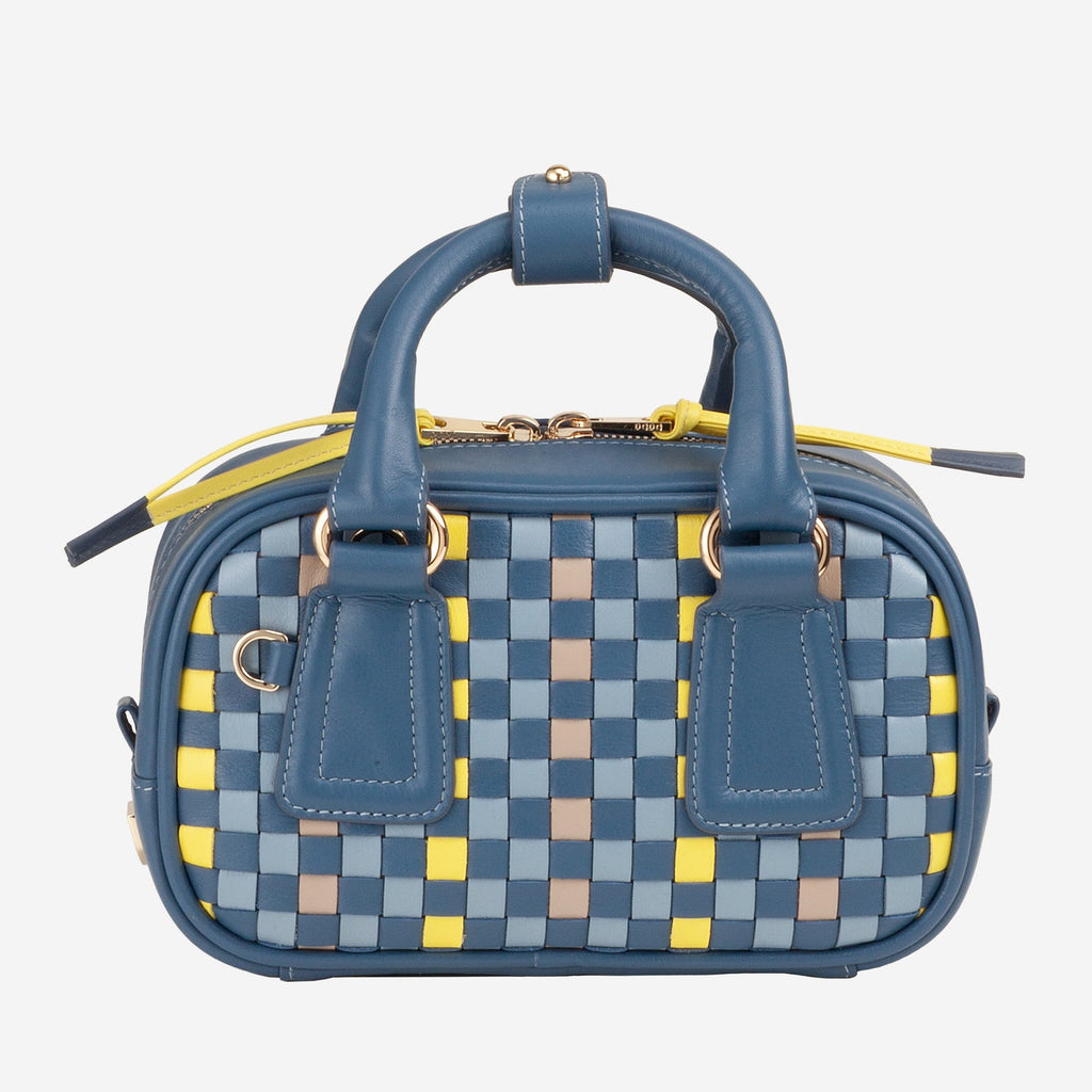 Allegra
Mini bag in pelle intrecciata
