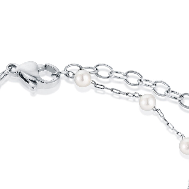 BRACCIALE IN MADREPERLA SFERE ALTERNATE