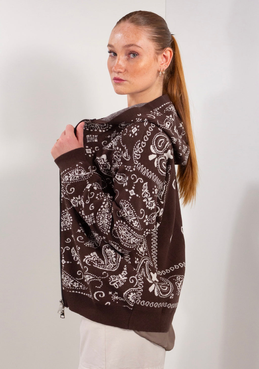 GIACCA CAPPUCCIO PAISLEY