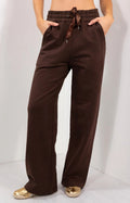 PANTALONE PALAZZO FELPA