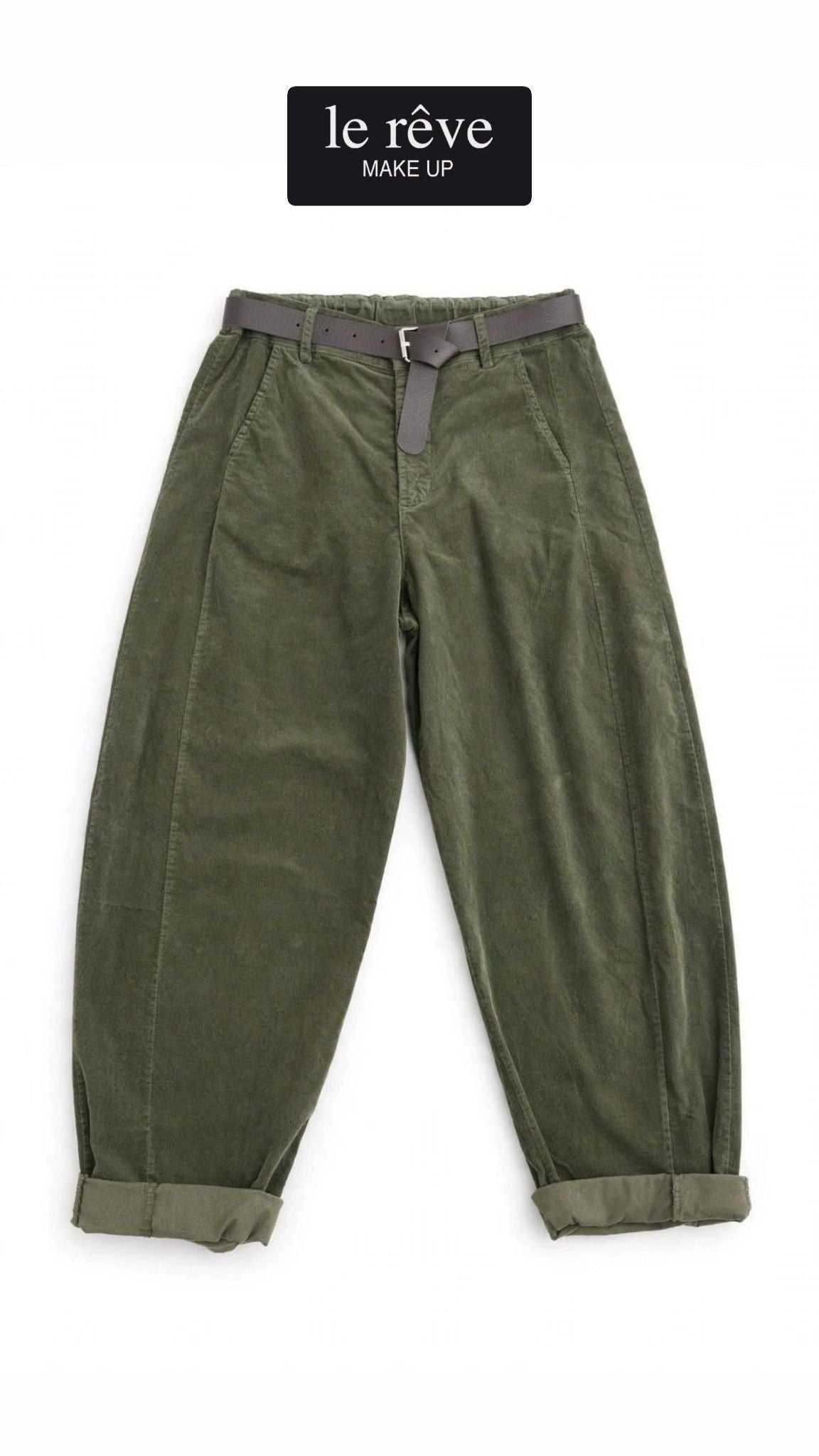PANTA OVETTO BASIC IN VELLUTO