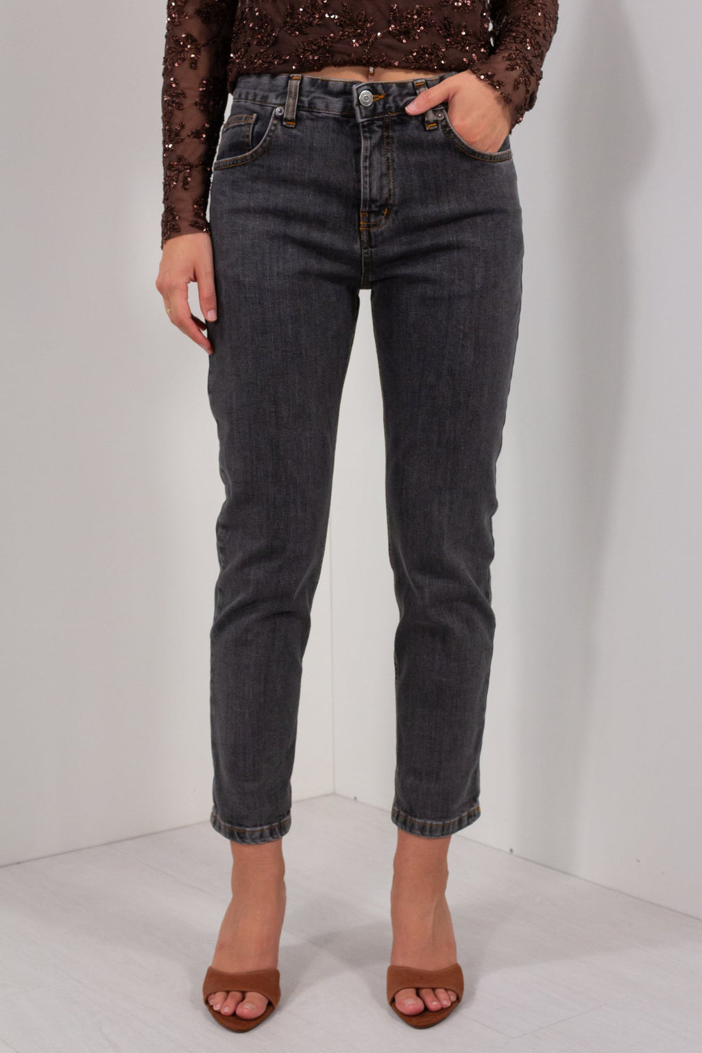 JEANS BOYFIT CARBON