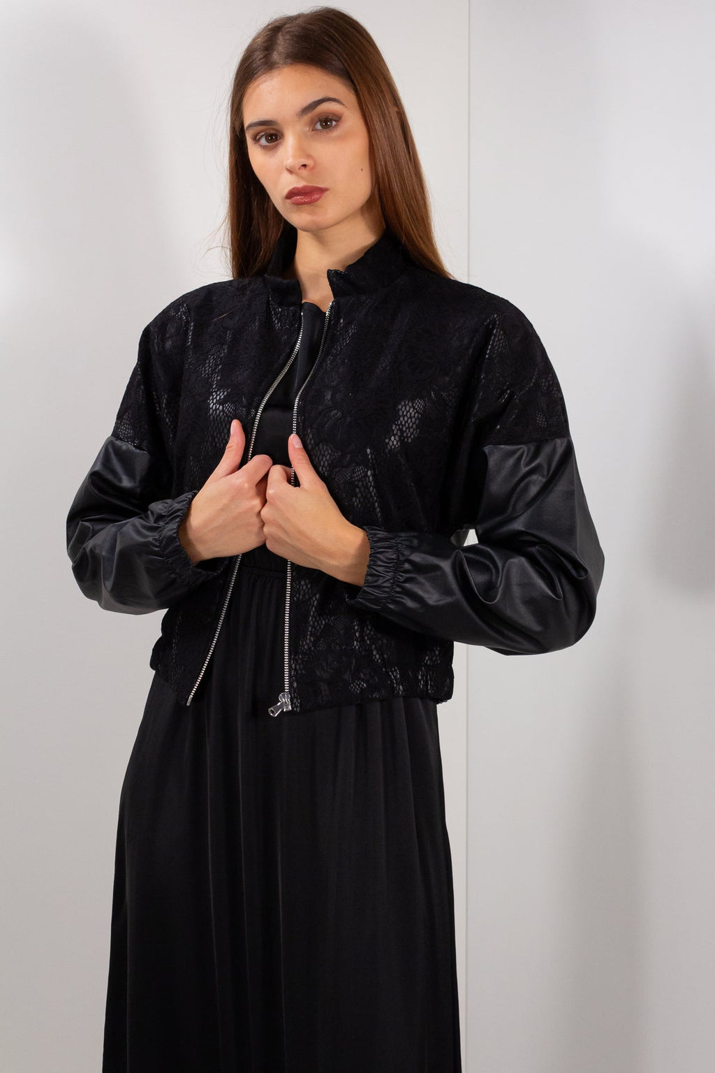 BOMBER ECOPELLE + PIZZO