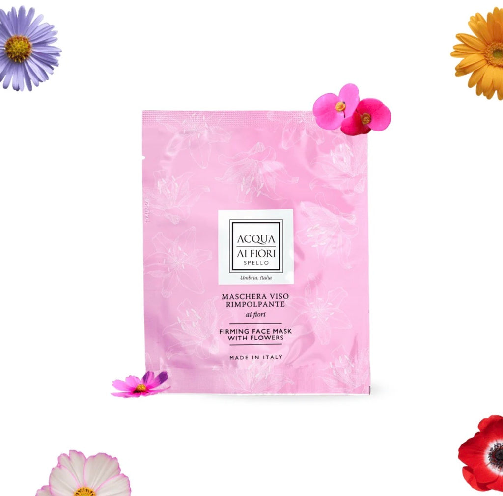 Maschera Viso Rimpolpante Ai Fiori,15ml                                                    Con acido ialuronico