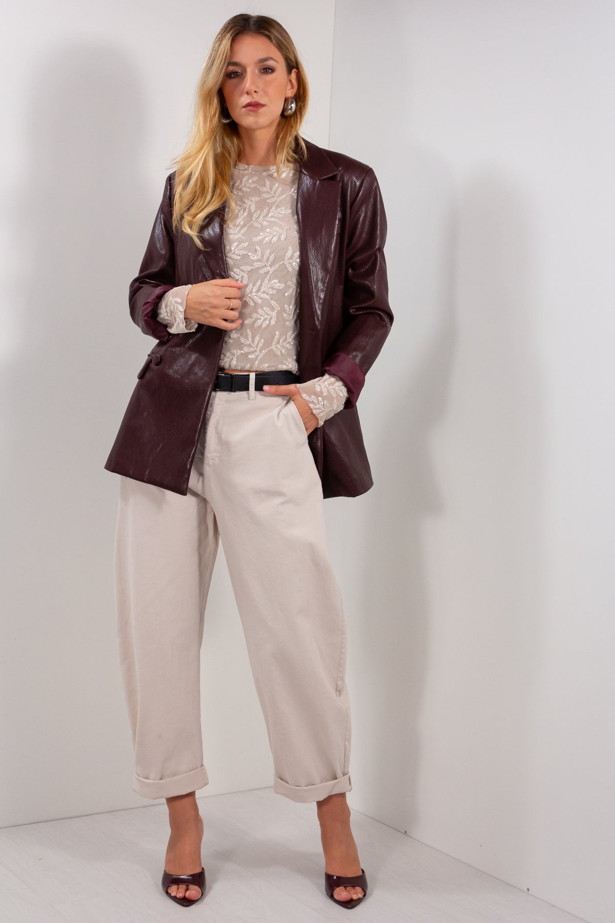 BLAZER ECOPELLE AGED