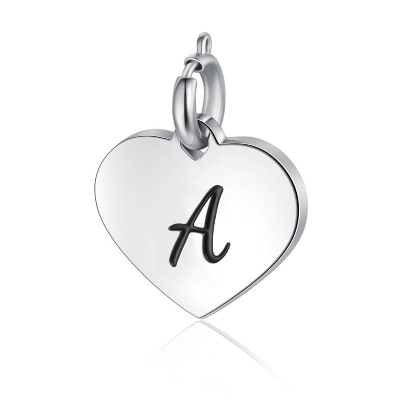 CIONDOLO CUORE LETTERA