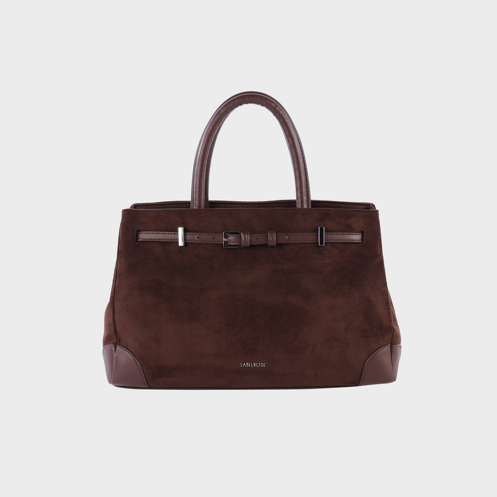 BORSA A MANO  MINA - DARK BROWN
